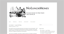 Desktop Screenshot of nolunchmoney.com